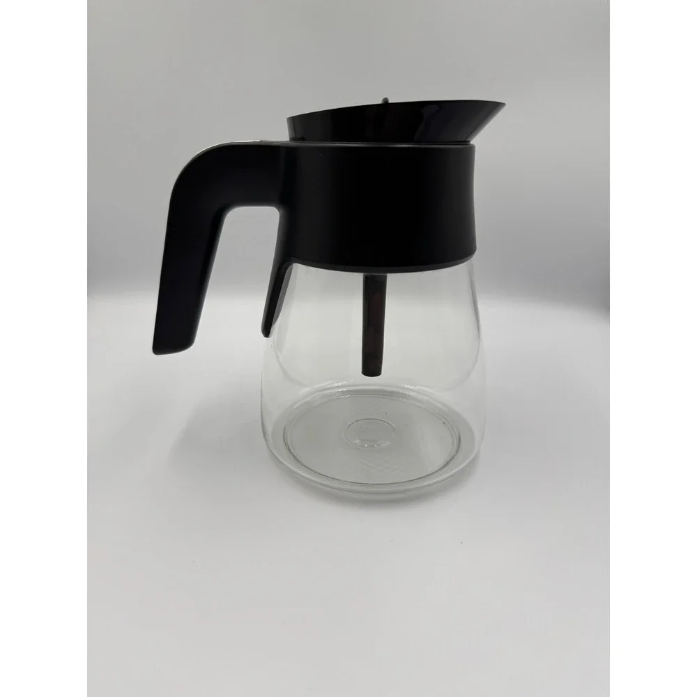 Ninja Coffee Maker Carafe CP301 10-Cup Glass Pot Black Silver Glass Replacement